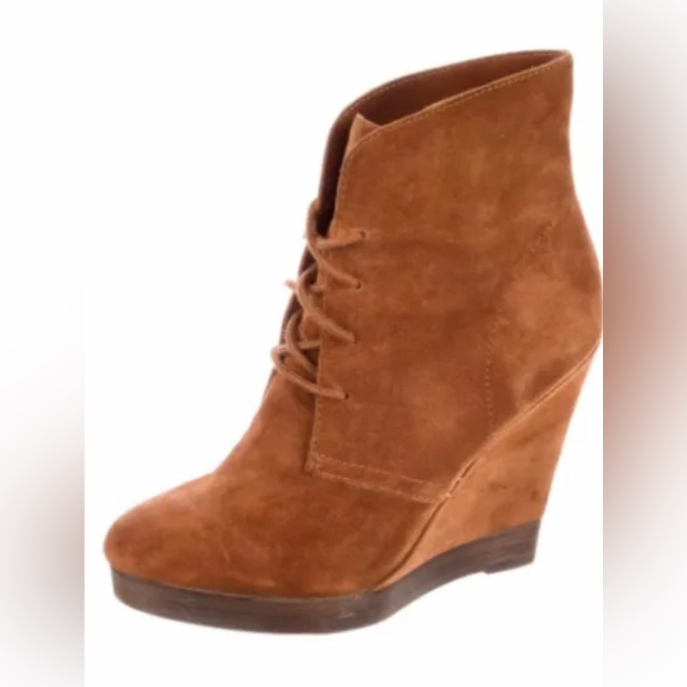 Michael Kors Suede Lace-Up Boots